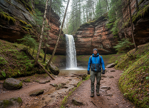 Pictured Rocks Munising Falls Trail